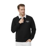DeepSEA Erkek Relax Fit İçi Polarlı Polo Yaka Sweatshirt – Pamuklu Kalın Sweatshirt 2600762