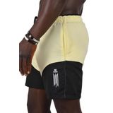 DeepSEA Erkek Sarı Hızlı Kuruyan Micro Polyester File Astarlı Kısa Deniz Şortu 2403000
