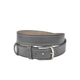 DeepSEA Erkek Siyah 4 cm Eninde Yanları Dikişli Suni Deri Kemer 2402641