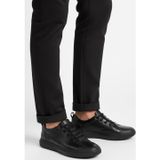 DeepSEA Erkek Siyah Hakiki Deri Ortopedik Taban Rahat Günlük Spor Ayakkabı Sneaker 2509965
