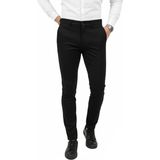 Deepsea Erkek Siyah Modern Fit Likralı Kumaş Pantolon Günlük & Ofis Kullanımı 2602020 - 40
