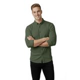 DeepSEA Erkek Slim Fit Fitilli Gömlek – Likralı Esnek Kumaş Şık Model 2500805