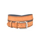 DeepSEA Erkek Taba 4 cm Eninde Süet Kemer Suni Süet Spor Kemer 2402643