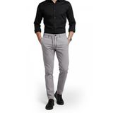 DeepSEA Erkek Taş Likralı Gofre Kumaş Beli Lastikli İpli Slim Fit Günlük Pantolon 2600650