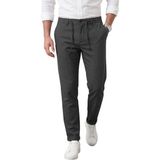 Deepsea Füme Italyan Kesim Slim Fit Likralı Duble Paça Erkek Spor Pantolon 2602050 - 31 - 6 Drop