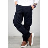Deepsea Geniş Kesim Gabardin Kargo Pantolon – Likralı Outdoor Stil Çok Cepli Erkek Pantolon 1705421