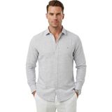 Deepsea Gri Slim Fit Çizgili %100 Pamuk Erkek Gömlek – Nefes Alan Şık Günlük Gömlek 2602626 - XL
