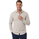 Deepsea Krem Slim Fit Çizgili %100 Pamuk Erkek Gömlek – Nefes Alan Şık Günlük Gömlek 2602626 - 2XL