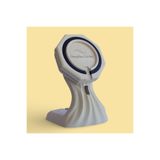 DeepSea Living Wave MagSafe Telefon Standı | Manyetik Döner Başlıklı Premium Masaüstü Telefon Tutucu | Mat PLA Materyal-Pastel Kraft