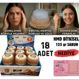 Deepsea Migren & Baş Ağrısı Için Rahatlatıcı Etki(18 Ad)Doğal Kristal Mentol Masaj TAŞI-125G Hmd Sabun Hediye