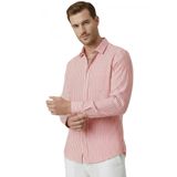 Deepsea Slim Fit %100 Pamuk Çizgili Erkek Gömlek – Cepli Yazlık Yeni Sezon Gömlek 2602627