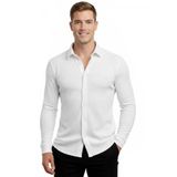 Deepsea Slim Fit Örme Kumaş Likralı Erkek Gömlek – Nefes Alan Esnek Ve Modern Tasarım 2602604