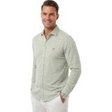 Deepsea Yeşil Slim Fit Çizgili %100 Pamuk Erkek Gömlek – Nefes Alan Şık Günlük Gömlek 2602626 - XL