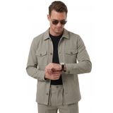 DeepSEA Yeşil Slim Fit Gofre Dokulu Yazlık Spor Takım Elbise – Yarım Astarlı Likralı 2’li Kombin 2604007
