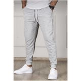 DEEPSENCE Erkek Gri Eşofman Altı Jogger Dar Paça Pamuklu Slim Fit