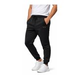 DEEPSENCE Erkek Siyah Scuba Kumaş Spor Eşofman Altı – Slim Fit Dalgıç Kumaş %95 Polyester %5 Elastan