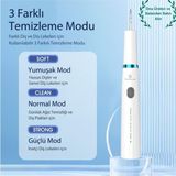 DeepSurge Ds1 Şarjlı Diş Taşı Temizleme Cihazı, Diş Tartar Sökücü Plak Ve Leke Temizleyici, Diş Beyazlatma - 010 - Beyaz