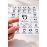 deer art Kişiye Özel Damat Bohçası Çikolata Etiketi Sticker 3,6x3,6 cm 70 Adet Söz Nişan Nikah Düğün