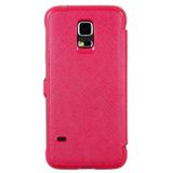 Deer Case Samsung Galaxy S5 View Flip Kahverengi Cep Telefonu Kılıfı