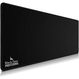 Deer Oyuncu Mouse Pad, Fare Altlığı, Kenar Dikişli, Kaymaz Taban, Ofis Tipi, Pürüzsüz Yüzey, Çalışma Masası Altlığı (90X40 Xl) - Altın