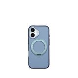 Deercase İphone 16 Premium Mavi Fonksiyonel Füme Standlı Magsafe Uyumlu Telefon Kılıfı
