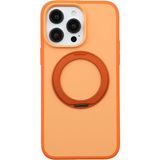 Deercase iPhone 16 Pro Premium Fonksiyonel Turuncu Standlı Magsafe Uyumlu Telefon Kılıfı - Standart
