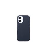 Deercase iPhone 17 Deri Gizli Magsafe Uyumlu Premium Kamera Koruma Darbe Emici Lacivert Telefon Kılıfı