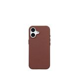 Deercase Iphone 17 Gizli Magsafe Destekli Mikro Kabartma Dokulu Premium Telefon Kılıfı - Kahverengi