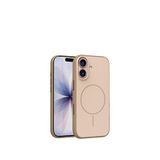 Deercase Iphone 17 Premium Darbe Emici Kamera Korumalı Krem Magsafe Uyumlu Telefon Kılıfı
