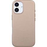 Deercase iPhone 17 Premium Kamera Koruma Darbe Emici Sarı Vegan Deri Gizli Magsafe Uyumlu Telefon Kılıfı - Standart