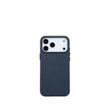 Deercase Iphone 17 Pro Gizli Magsafe Uyumlu Mikro Kabartma Dokulu Premium Telefon Kılıfı - Mavi