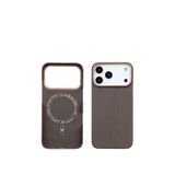 Deercase iPhone 17 Pro Max Magsafe Uyumlu Premium Karbon Fiber Pembe Telefon Kılıfı