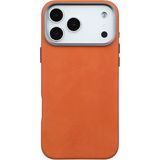 Deercase iPhone 17 Pro Turuncu Premium Vintage Dokulu Darbe Emici Kamera Korumalı Magsafe Uyumlu Telefon Kılıfı - Standart