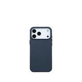 Deercase Iphone 18 Pro Mikro Kabartma Dokulu Premium Gizli Magsafe Uyumlu Telefon Kılıfı - Mavi
