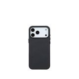 Deercase Iphone 18 Pro Mikro Kabartma Dokulu Premium Gizli Magsafe Uyumlu Telefon Kılıfı - Siyah