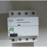 Deerco 4X100 A 300MA Kaçak Akım Rölesi Fck 4X100