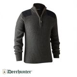 Deerhunter Rogaland XL Gri Yarım Fermuarlı Kazak