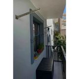 Deerpa Duvar Bağlantılı Alüminyum Balkon Çamaşırlık Kurutma Askısı