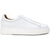 Deery Deri Beyaz Erkek Sneaker Ayakkabı - 01954MBYZE01