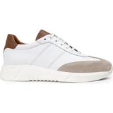 Deery Deri Beyaz Erkek Sneaker Ayakkabı - 01961Mbyzp01