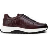 Deery Deri Bordo Erkek Sneaker Ayakkabı - 01984MBRDE01