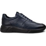Deery Deri Lacivert Erkek Sneaker Ayakkabı - 01963MLCVE02