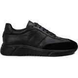Deery Deri Siyah Erkek Sneaker Ayakkabı - 01961MSYHP02