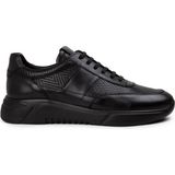 Deery Deri Siyah Erkek Sneaker Ayakkabı - 01963MSYHE04