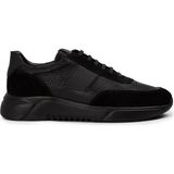 Deery Deri Siyah Erkek Sneaker Ayakkabı - 01963MSYHE06