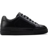 Deery Deri Siyah Sneaker Kadın Ayakkabı