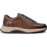 Deery Deri Taba Rengi Erkek Sneaker Ayakkabı - 01984MTBAE01