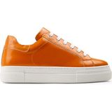 Deery Deri Turuncu Sneaker Kadın Ayakkabı