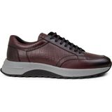 Deery Erkek Bordo Hakiki Deri Sneaker Ayakkabı - 01984MBRDE03