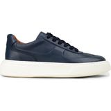 Deery Erkek Hakiki Deri Lacivert Sneaker Ayakkabı - 04601MLCVE01